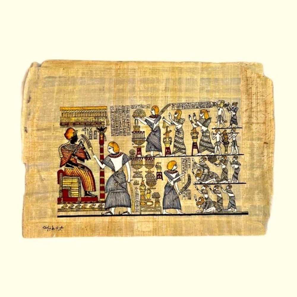 Egyptian Papyrus Paper Art by Delta Papyrus Factory
